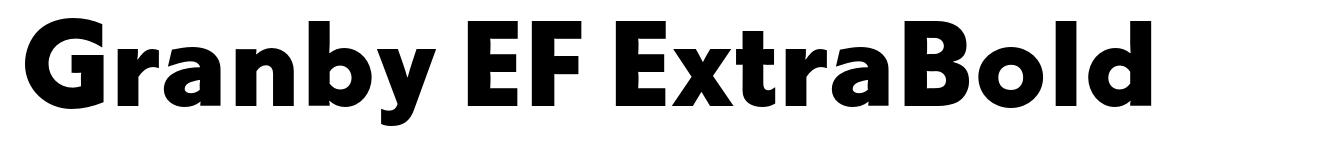 Granby EF ExtraBold